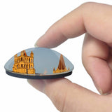 Switzerland Lausanne Cathedral 3D Fridge Magnet Crystal Glass