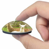 Alpaca Machu Picchu Cusco Peru 3D Fridge Magnet Crystal Glass