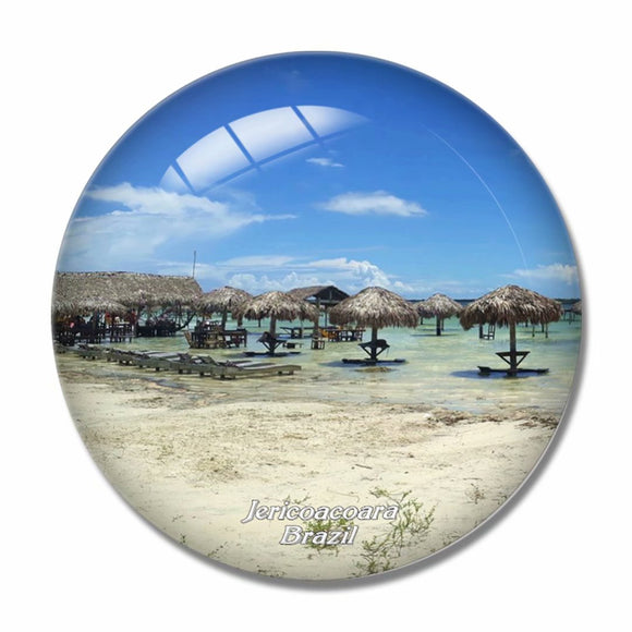 Brazil Jericoacoara 3D Fridge Magnet Crystal Glass