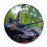 Vietnam War Remnants Museum Ho Chi Minh 3D Fridge Magnet Crystal Glass