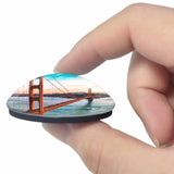 USA America Golden Gate Bridge San Francisco 3D Fridge Magnet Crystal Glass