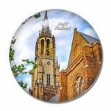 Holland New Cathedral 3D Fridge Magnet Crystal Glass