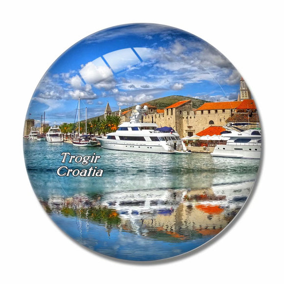 Croatia Old Town Trogir Trogir 3D Fridge Magnet Crystal Glass