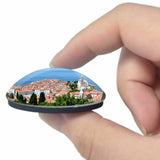 Slovenia Piran 3D Fridge Magnet Crystal Glass