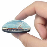 UK England Blackpool Pleasure Beach 3D Fridge Magnet Crystal Glass