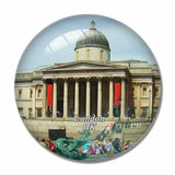 UK England National Gallery London 3D Fridge Magnet Crystal Glass