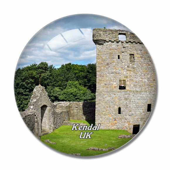 UK England Levens Hall Kendal 3D Fridge Magnet Crystal Glass