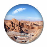 Valley Of The Moon San Pedro De Atacama Chile 3D Fridge Magnet Crystal Glass