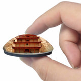 China Gansu Dunhuang Mogao Grottoes 3D Fridge Magnet Crystal Glass