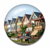 USA America Cape May New Jersey 3D Fridge Magnet Crystal Glass