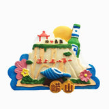 Mount Lao Qingdao China Fridge Magnet 3D Resin