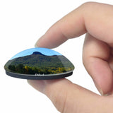 Pilot Mountain North Carolina USA 3D Fridge Magnet Crystal Glass