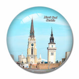 Serbia Novi Sad 3D Fridge Magnet Crystal Glass