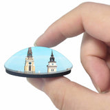 Serbia Novi Sad 3D Fridge Magnet Crystal Glass