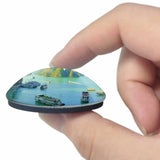 Vietnam Cat Ba Island Ha Long Bay 3D Fridge Magnet Crystal Glass