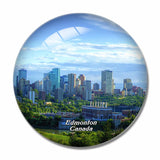 Canada Fort Edmonton Park 3D Fridge Magnet Crystal Glass