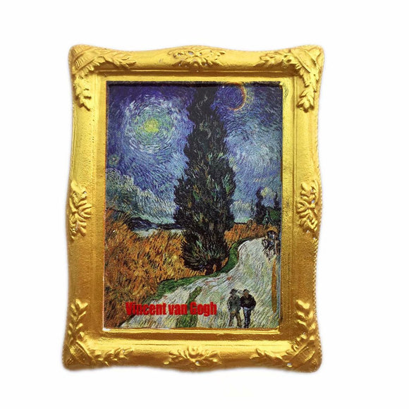 Van Gogh Farmer Netherlands Holland Fridge Magnet 3D Resin