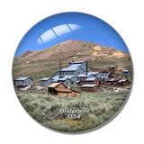 USA America Bridgeport Bodie State Historic Park California 3D Fridge Magnet Crystal Glass