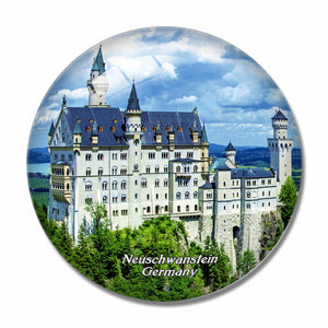 Germany Neuschwanstein 3D Fridge Magnet Crystal Glass