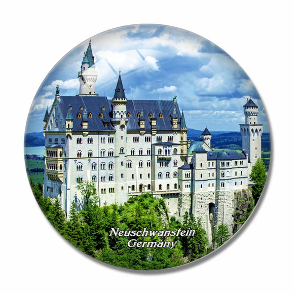 Germany Neuschwanstein 3D Fridge Magnet Crystal Glass