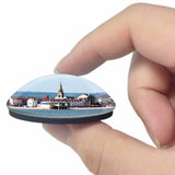 UK England Weymouth Beach 3D Fridge Magnet Crystal Glass
