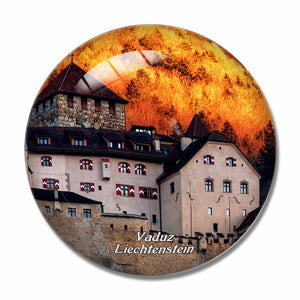 Liechtenstein Liechtenstein 3D Fridge Magnet Crystal Glass