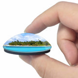 Northern Mariana USA Saipan Island 3D Fridge Magnet Crystal Glass