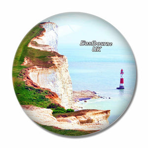 UK England Beachy Head Eastbourne 3D Fridge Magnet Crystal Glass