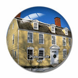 Portsmouth John Paul Jones House New Hampshire USA 3D Fridge Magnet Crystal Glass