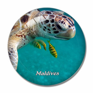 Kihaa Maldives 3D Fridge Magnet Crystal Glass