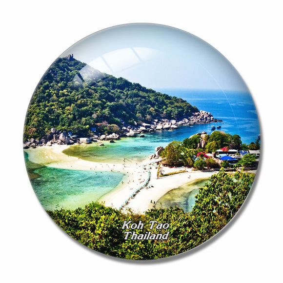 Thailand Koh Tao 3D Fridge Magnet Crystal Glass