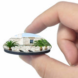 Bermuda Tree 3D Fridge Magnet Crystal Glass