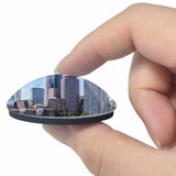 America USA Boston 3D Fridge Magnet Crystal Glass