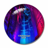 USA America Ruby Falls Chattanooga 3D Fridge Magnet Crystal Glass