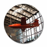 USA America National Air and Space Museum Washington 3D Fridge Magnet Crystal Glass