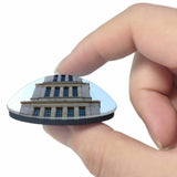 USA America Alexandria Virginia 3D Fridge Magnet Crystal Glass