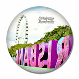 Australia South Bank Parklands Brisbane 3D Fridge Magnet Crystal Glass