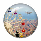 Spain Barcelona Sightseeing 3D Fridge Magnet Crystal Glass