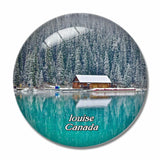 Canada Lake louise 3D Fridge Magnet Crystal Glass