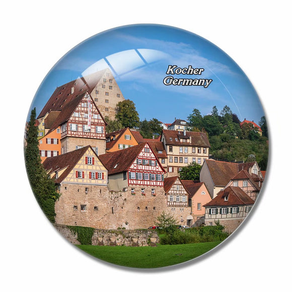 Germany Kocher Germany 3D Fridge Magnet Crystal Glass