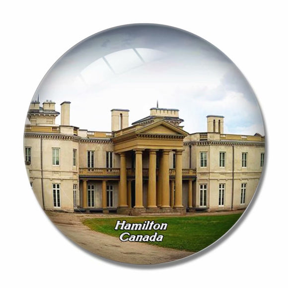 Canada Dundurn Castle Hamilton 3D Fridge Magnet Crystal Glass