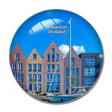 Holland Grote Markt Haarlem 3D Fridge Magnet Crystal Glass