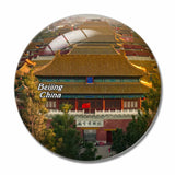 China National Palace Museum Beijing 3D Fridge Magnet Crystal Glass