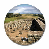 UK England Hexham 3D Fridge Magnet Crystal Glass