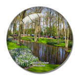 Holland Giethoorn Amsterdam 3D Fridge Magnet Crystal Glass
