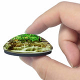 Thailand Waterfall Forest 3D Fridge Magnet Crystal Glass