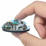 St. Alexander Nevski Cathedral Sofia Bulgaria 3D Fridge Magnet Crystal Glass