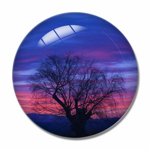 Mendoza Sunset Argentina 3D Fridge Magnet Crystal Glass