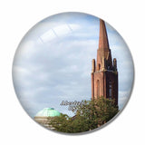 UK England Aberdeen Church 3D Fridge Magnet Crystal Glass