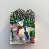 Norway Fridge Magnet 3D Resin